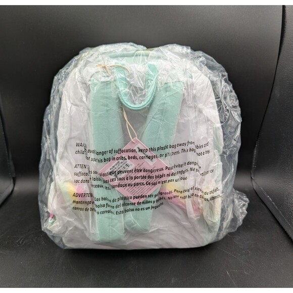 Loungefly Hello Kitty Pusheen Green Pink Balloons Rainbow Backpack and Wallet main image 11